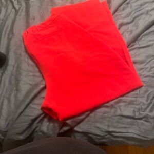 Old Navy Vibrant Red Wide Leg Trousers